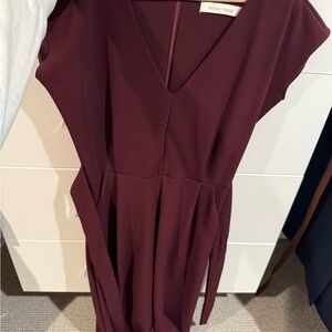 bishop + young Burgundy Jumpsuit